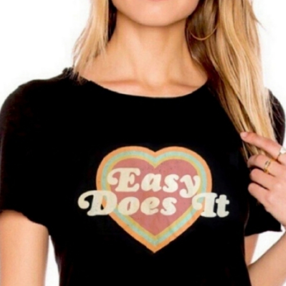NWT Wildfox Easy Does It Keke Tee Small - Picture 3 of 6